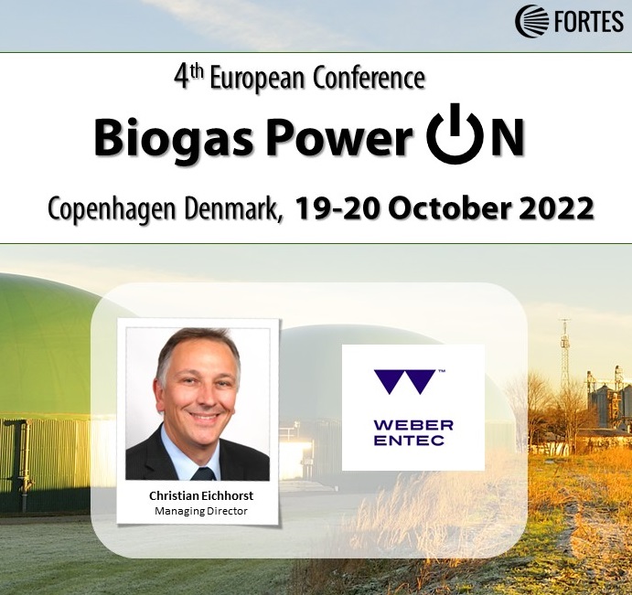 2020Biogas's tweet photo. It's pleasure to welcome @WeberEntec and it's MD Christian Eichhorst.

Weber Entec supplies turnkey ultrasonic disintegration systems, advises &amp; supports its customers during the planning &amp; operation of the plants.

Join the session on 20/10 &amp; hear Christian speaking.

#biogas https://t.co/wgDHSofFdn