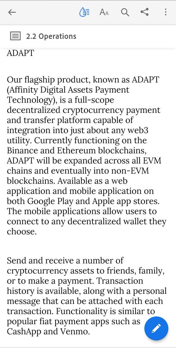 MaxPower_ADAPT's tweet photo. Next up for @AffinityBSC is the groundbreaking #Cryptocurency app,that will help bring #DeFi to the world. 

People talk about mass adoption, it can only happen if its made easy and safe to use. #Affinity solved a lot of these problems and it will be out soon.
#ARMR #UniteDefi https://t.co/bWQHdxSPMz