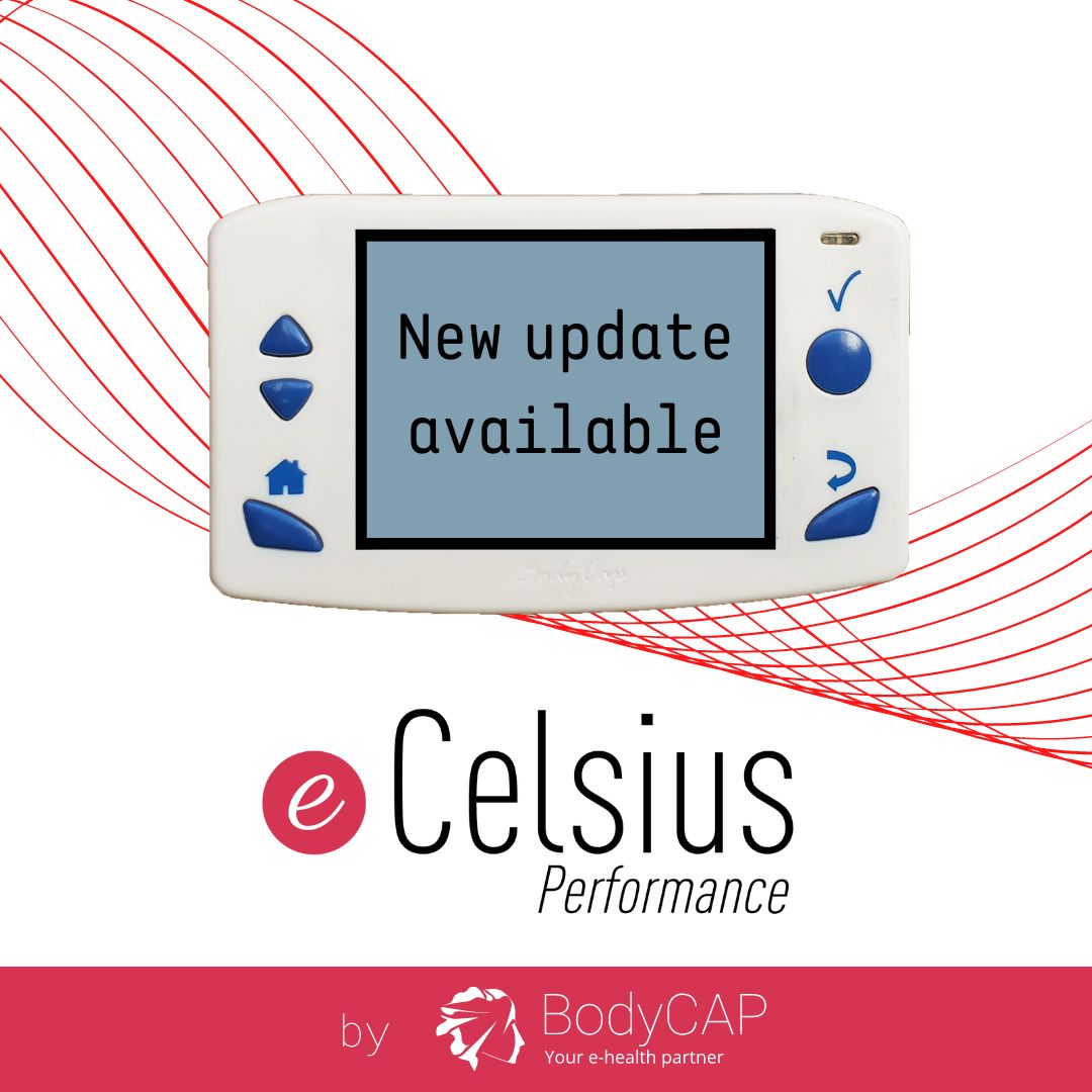 BodyCap's tweet photo. [UPDATE 💻]

A new version #ecelsiusperformance system is available! 
👉 #ecelsiusperformance 𝟔.𝟏.𝟎

If your eViewer Performance monitor is not up to date, please come back to us to have access to the new version.

#BodyCAP #connecteddevice #research #corebodytemperature https://t.co/JiyhgHJUMo
