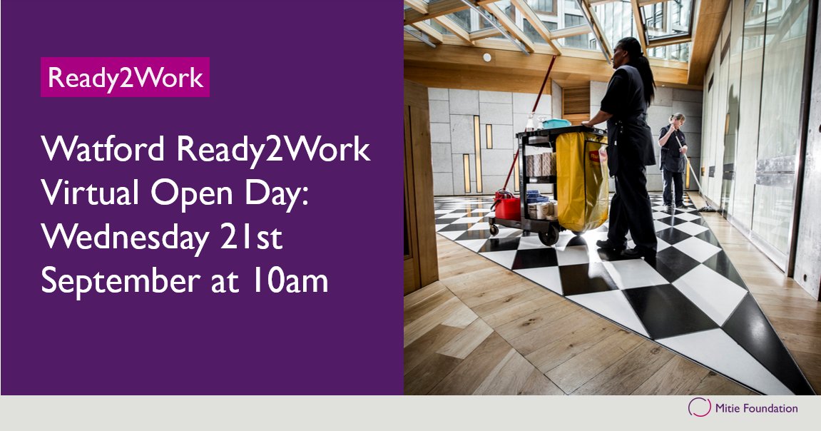 Today is your last chance to register for our Virtual Open Day! 

If you're Watford based and looking for a career in #FacilitiesManagement then head over to our Eventbrite page: eventbrite.co.uk/e/419541348467 

Don’t delay - sign up today!

#SustainableEmployment | #Ready2Work | <a href="/mitie/">Mitie</a>