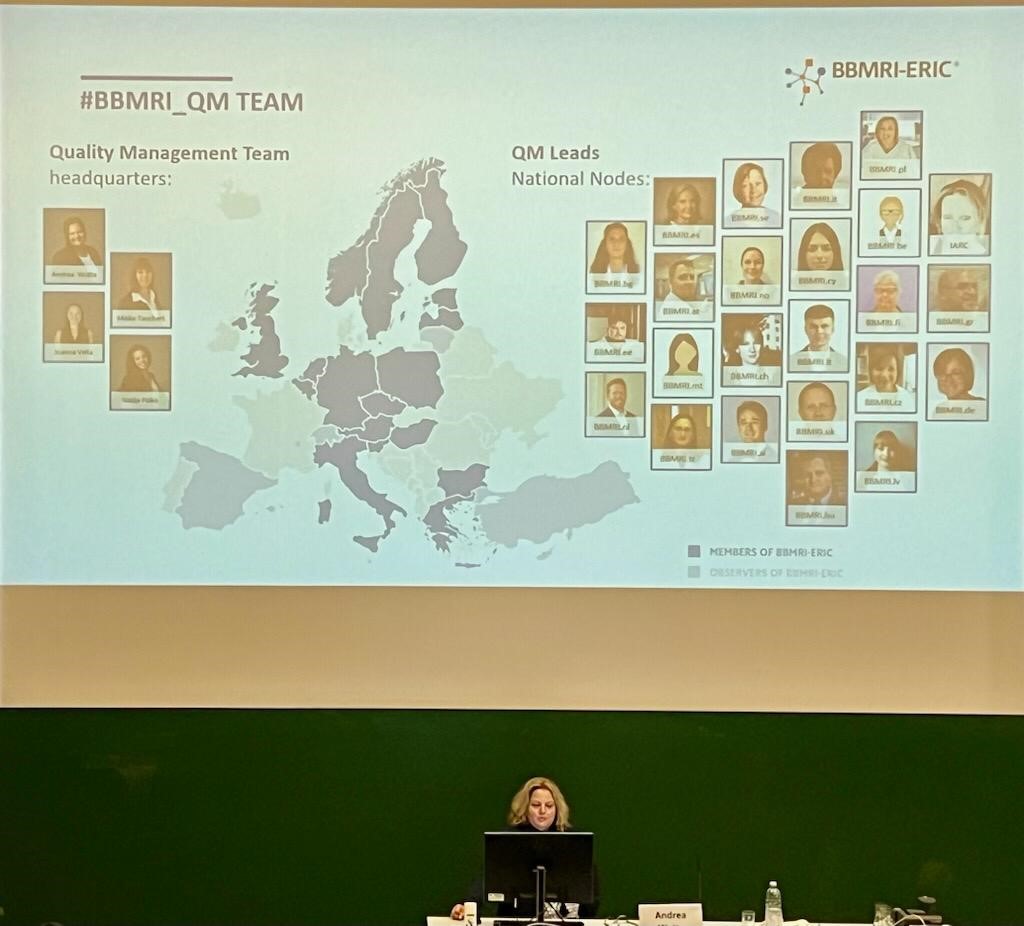 BBMRIERIC's tweet photo. "We have to align on what #quality means, within our community!" says Andrea Wutte, Head of Quality Management, BBMRI-ERIC, at the quality stage of #EBW22 Roadshow in Regensburg.
#BBMRI_QM #quality @ESBBnews https://t.co/uj7SXA1nDQ