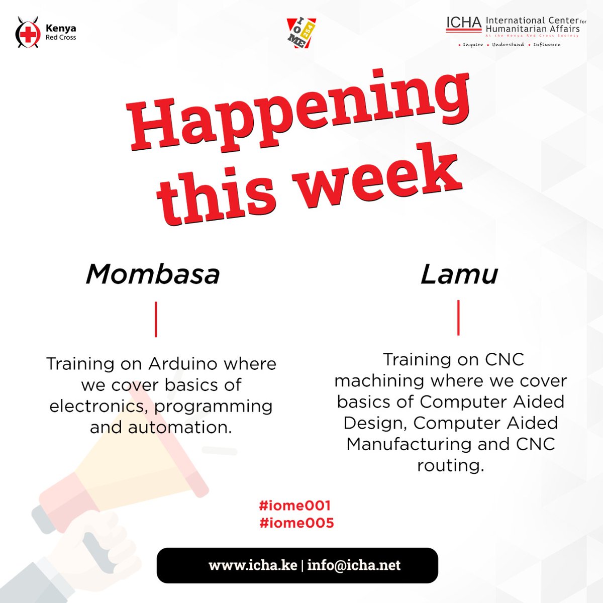 We have some exciting trainings happening this week at @iome254 in our Mombasa Hub #iome001 and Lamu lab #iome005