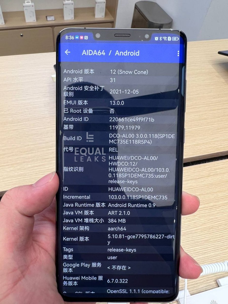 EqualLeaks's tweet photo. #Huawei - Huawei Mate 50 Pro first impressions. It's really hard to decide which OS it has either Harmonos 3.0 or Android 12 (Snow Cone). Again it shows it Harmony OS 3.0 is a Android Fork.

#HuaweiMate50 #HuaweiMate50Pro #HarmonyOS3 https://t.co/VDCxAeftRr