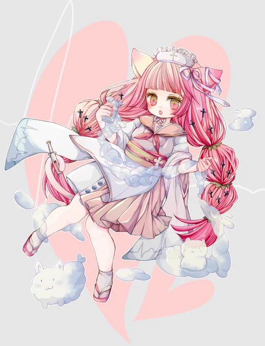 できました。#フォロワーさんからイメージもらってキャラデザする 