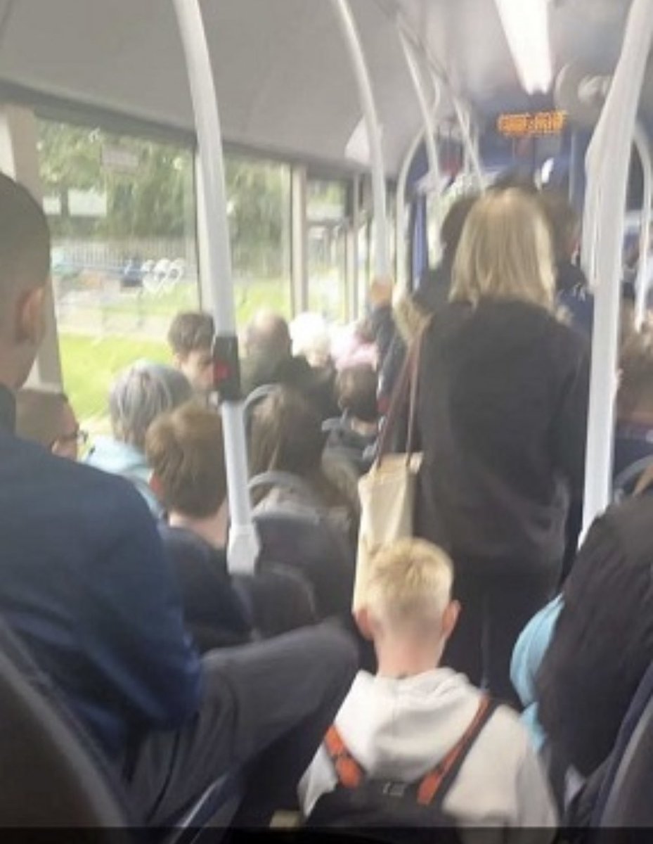grahamemorris's tweet photo. .@gonortheast @transportgovuk Overcrowded 65 bus with a one-on one-off policy. Only two buses get to Durham before 9am. Students at @NCDOfficial and @DSFCOfficial late for the lack of a basic bus service #GoNoWhere #BusBedlam
#WheresMyBus🚌 https://t.co/WNHEzi0ClS