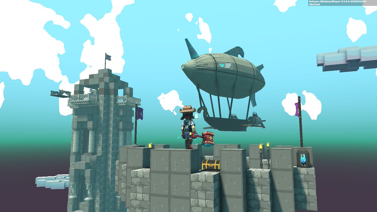 LJennyhome's tweet photo. @U_UnicornsNFT @TheSandboxGame It's almost perfect with a 1x1 scale, imaginatively assembled like a fairy tale. #UniKingdom @TheSandboxGame https://t.co/zMid1uK961