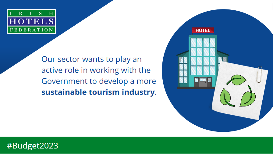 IHFcomms's tweet photo. #Budget23 #HotelEnergyCrisis - We are seeking targeted funding for retrofitting to reduce energy consumption and carbon emissions throughout the sector in line with the Government’s climate action goals. 

@Paschald @mmcgrathtd @cathmartingreen @EamonRyan https://t.co/7csyyLFFo7
