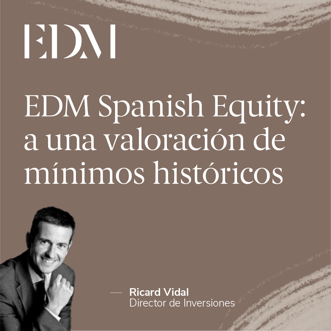EDM_AM's tweet photo. Nuestro compañero Ricard Vidal, director de Inversiones, analiza la oportunidad que ofrece nuestro fondo EDM Spanish Equity. 

A los precios actuales y nuestra estimación de crecimiento, esperamos que el fondo pueda doblar su patrimonio en cinco años.

https://t.co/vP9DFssJDK https://t.co/2EJUpn8JBZ