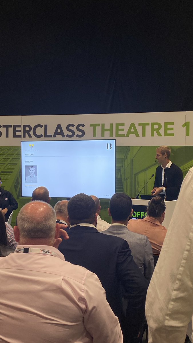 PBC_Today's tweet photo. Michael Gibbs, @bondbryan explains their carbon negative volumetric prototype - made using recycled plastic cladding and environmentally friendly materials. https://t.co/piMeNR3Ac7