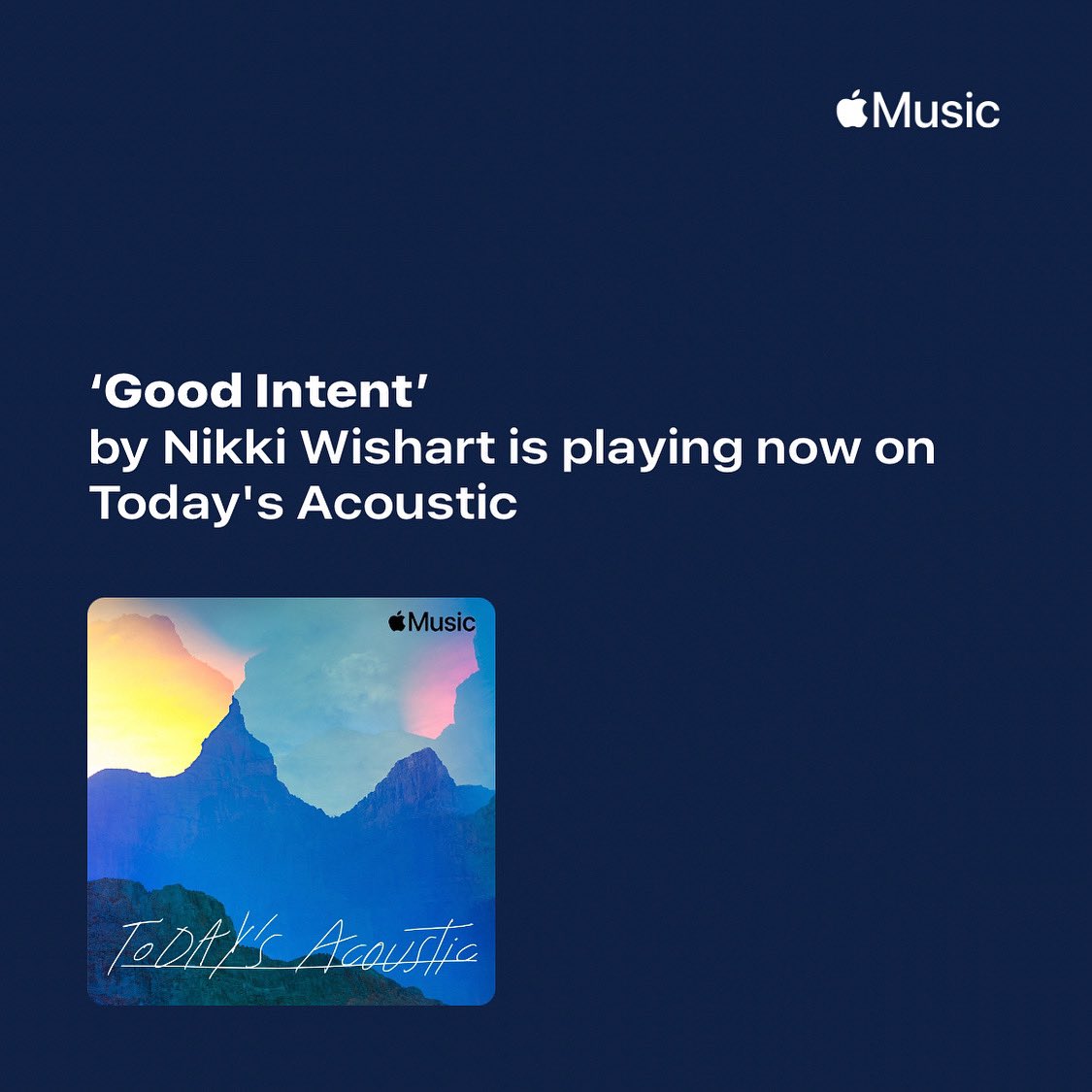 Thank you @AppleMusic 💕