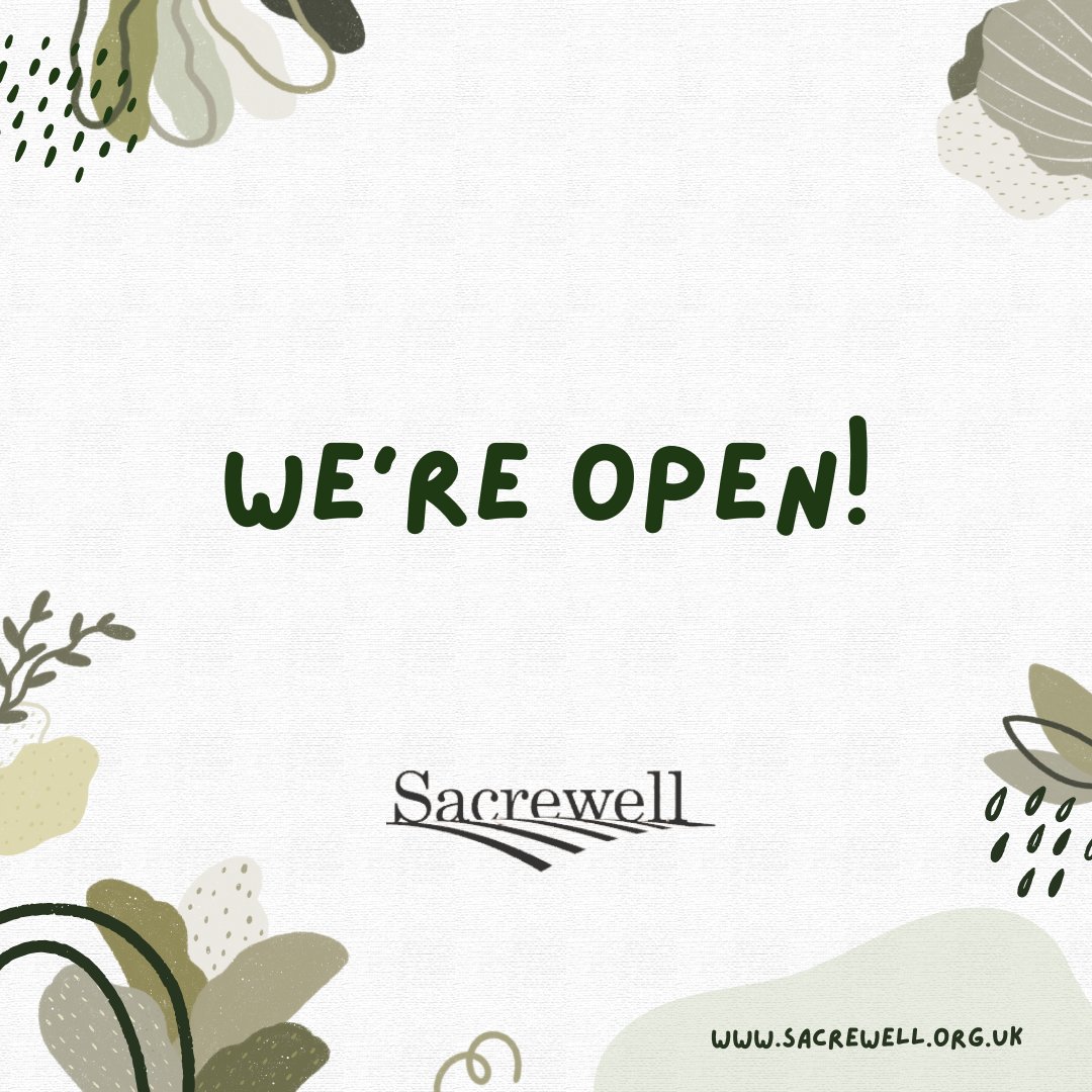Sacrewell's tweet photo. After closing yesterday to reflect on the life and legacy of Her Majesty Queen Elizabeth II, we are back open today our usual hours of 9:00am - 4:30pm, 7 days a week. https://t.co/Ai4cAYQtW4