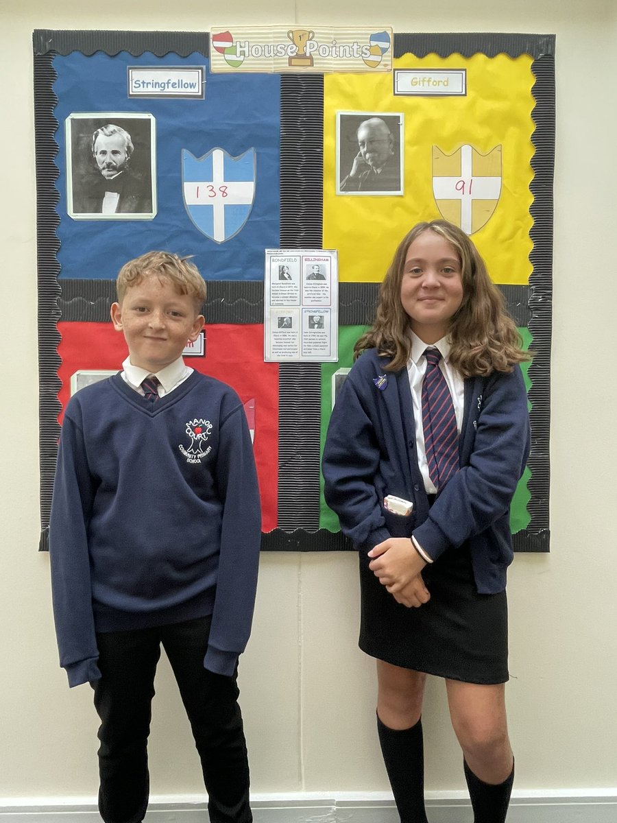 Here are our House Captains for Stringfellow House - Nylah and Max!