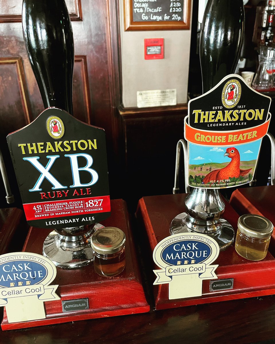@caskmarque approved @Theakston1827 XB🍺 & Grouse Beater🪶 @SluiceMelton 🚂 @CaskFinder @CAMRA_Official @CAMRA_YM 🍻