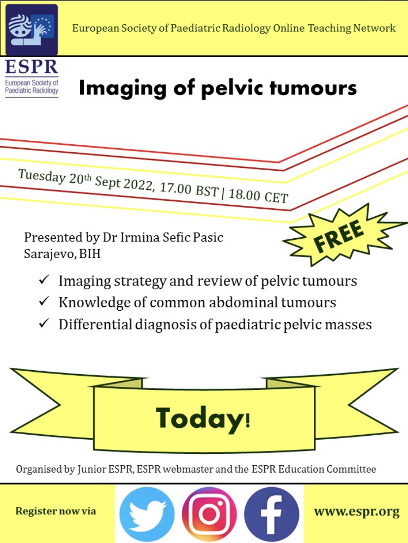 European Society of Paediatric Radiology - jESPeR tweet media