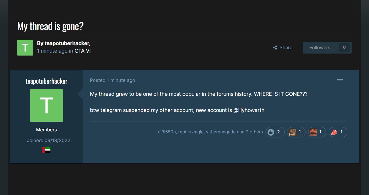 Michael on Twitter "There actually is proof that the GTA 6 hacker is