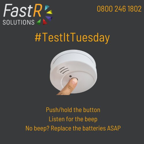 Press to test your smoke alarms, it could just save you and your loved one’s lives
#FireSafety #FireKills #TestItTuesday #PressToTest