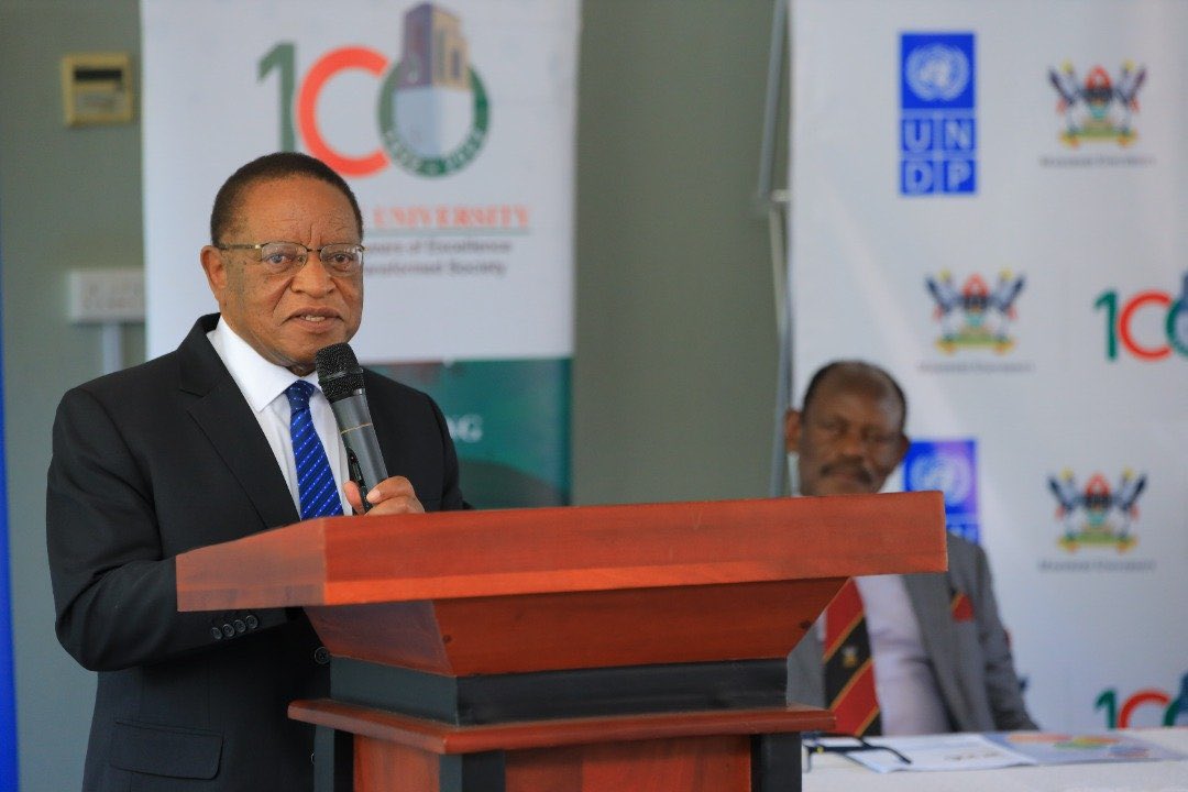 MESMakerere's tweet photo. “I look forward to Makerere University being involved in Research, Innovation and Policy labs that are directly relevant and impactful to the people of Uganda.”- Prof. Ezra Suruma, Chancellor, @Makerere 

#MUKUNDPInnovation 
#MakerereAt100 https://t.co/LE2SvSxQik