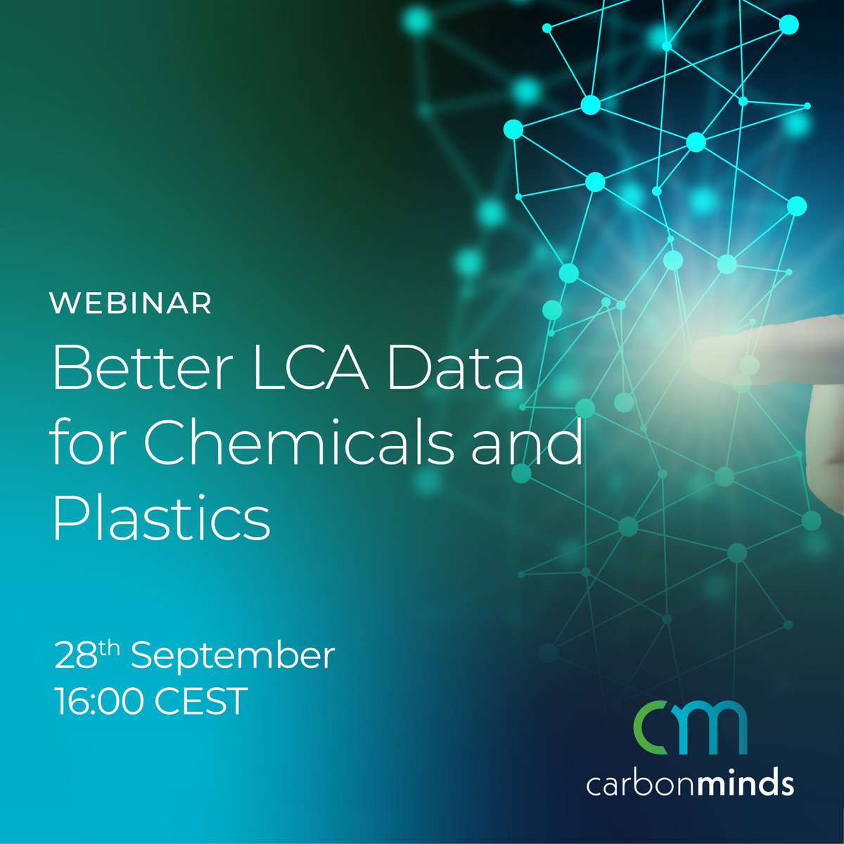 📢Join <a href="/CarbonMinds/">Carbon Minds</a> webinar on Sept 28 and learn how to manage emissions with Scope 3 reporting, carbon footprinting and #LCA as well as:
•Current challenges in LCA for chemicals
•The cm.chemicals approach to better data
•Recent developments

Register: bit.ly/3SheBWa
