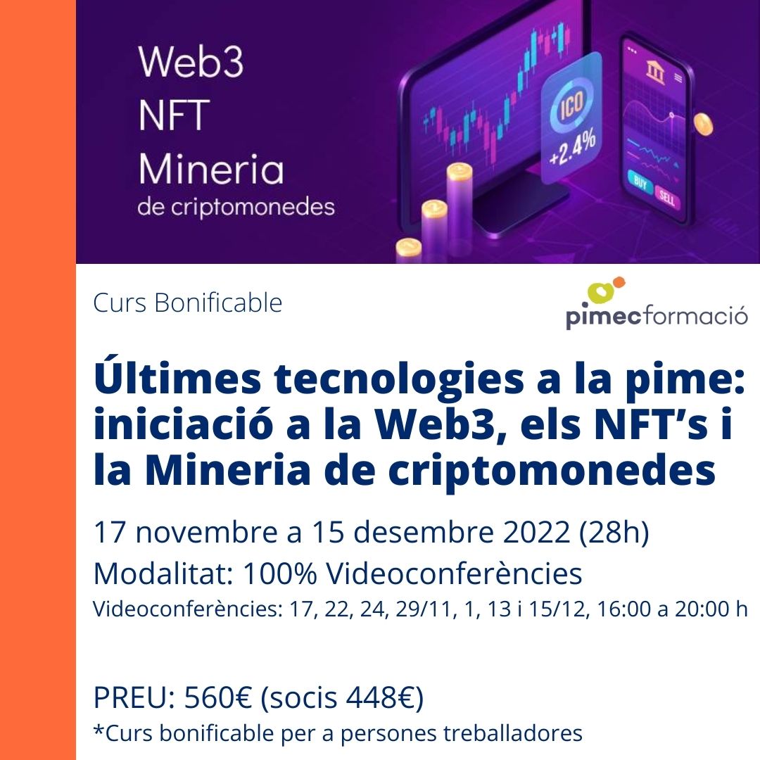 📻 Escolta l'entrevista de l'<a href="/alberto_rodilla/">Alberto Rodilla</a> a <a href="/radiorubicat/">Ràdio Rubí</a> a partir del minut ⌚️38  parlant sobre mineria de #criptomonedes i de #web3, així com del pròxim curs que impartirem amb ell.

Entrevista⏯️bit.ly/3xBqXkh

+ Info del curs #bonificable 👉bit.ly/3QTh5cl