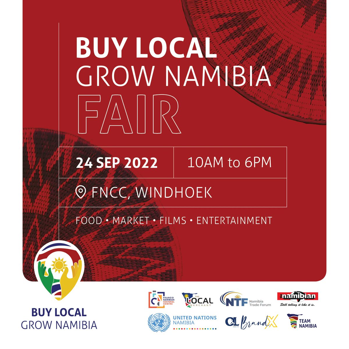 TheNamibian's tweet photo. Ad | #BuyLocalGrowNamibia Fair – join us to support local businesses. https://t.co/wT5Tw5JWMu