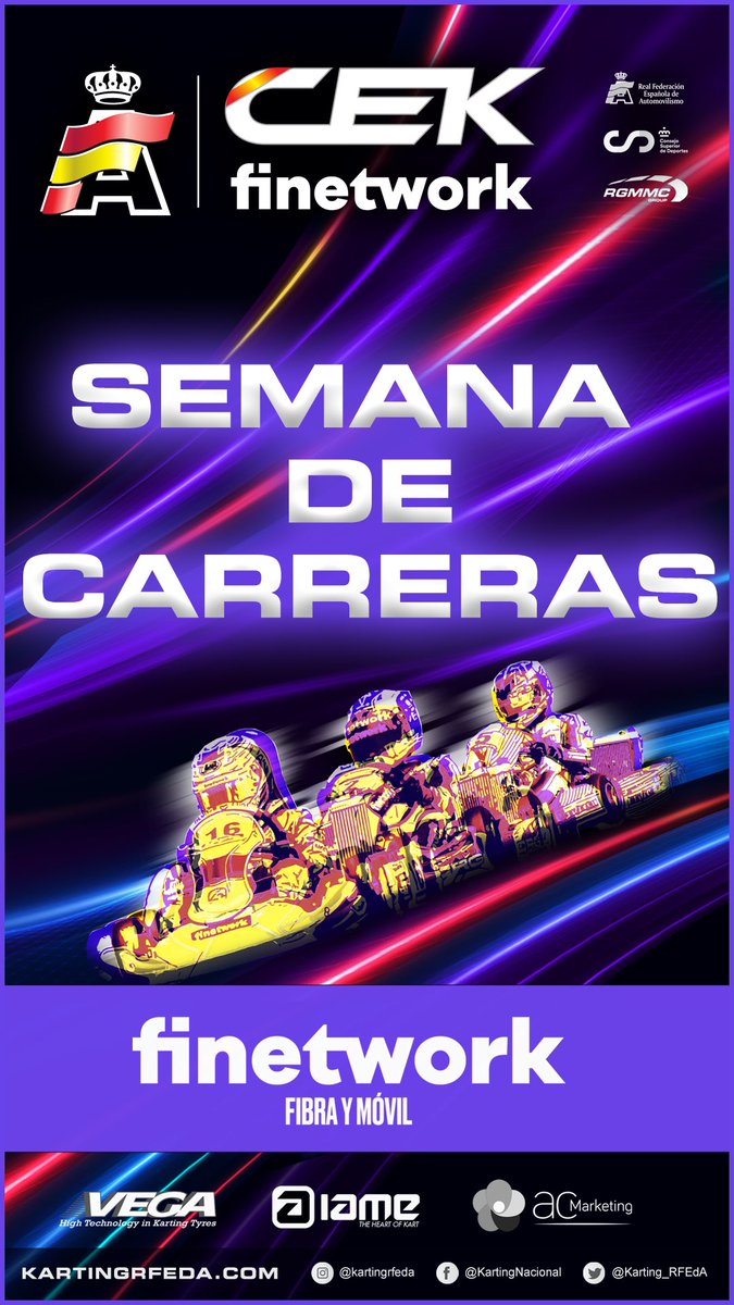 Y por última vez en 2022... ¡ES SEMANA DE CARRERAS!

Os esperamos este fin de semana en Zuera para ver el desenlace de las cinco categorías, que todavía buscan campeón.