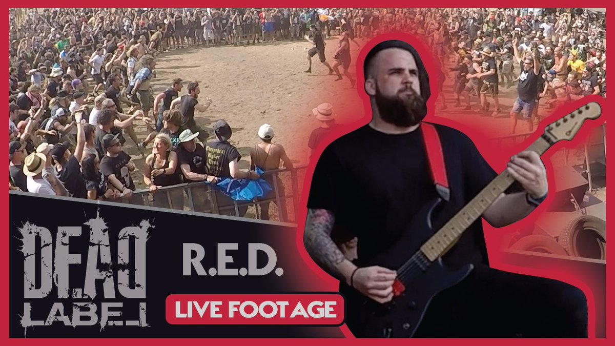 R.E.D. ‼️NEW SONG ALERT ‼️ Watch the reel or check the song and video out on YouTube! Footage from @downloadfest and @wackenopenair.official PLAY IT LOUD!!! youtu.be/BYfH3X0g6QY