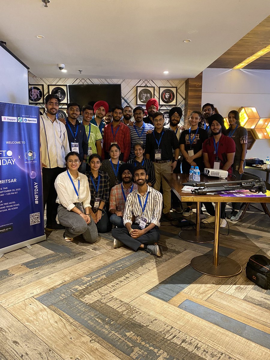 _eshansengupta's tweet image. A good day spent #NFTDay @officialNFTDay X @Girlscript1 #Amritsar
#Girlscript #NFT #Web3 #Blockchain 
@dapperlabs @flow_blockchain @opensea