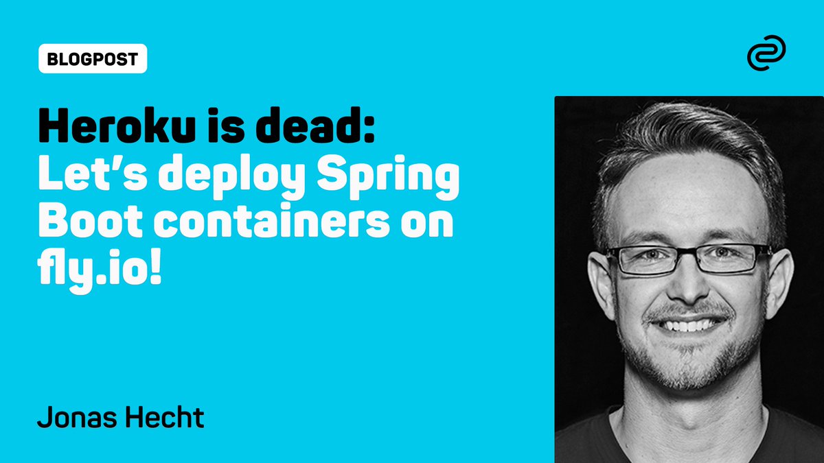 ⚠️ #Heroku is cancelling their free plan! 
😱 What about all my open-source projects?
Luckily <a href="/flydotio/">Fly.io</a> comes to the rescue. <a href="/jonashackt/">Jonas Hecht</a> shows you how to run <a href="/springboot/">Spring Boot</a> on it: cclnk.de/3LmqesZ