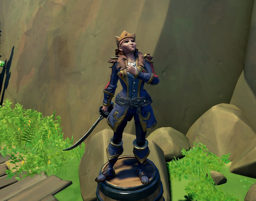Pokeppa's tweet photo. A captain should be the king of her ship.
Theme: Captaincy
@SeaOfThieves #StyleOfThieves https://t.co/XYQYZWTuFi