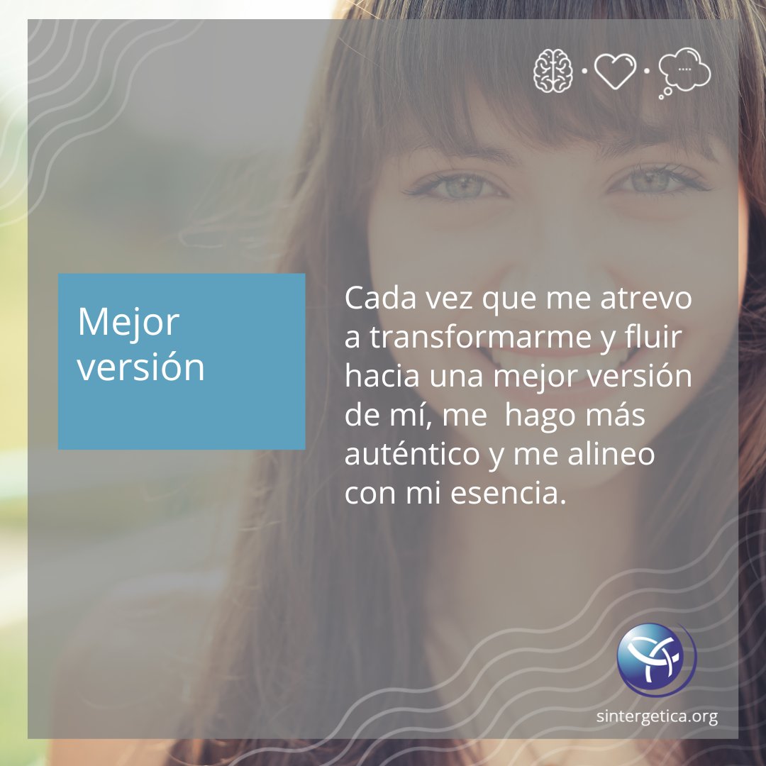 sintergeticos's tweet photo. Cada vez que me atrevo a transformarme y fluir hacia una mejor versión de mí, me hago más auténtico y me alineo con mi esencia.
https://t.co/ujfDhGFDXP⠀⠀
#pensamientosemillaAIS
#tuser #bienestar https://t.co/sncyhaoioR