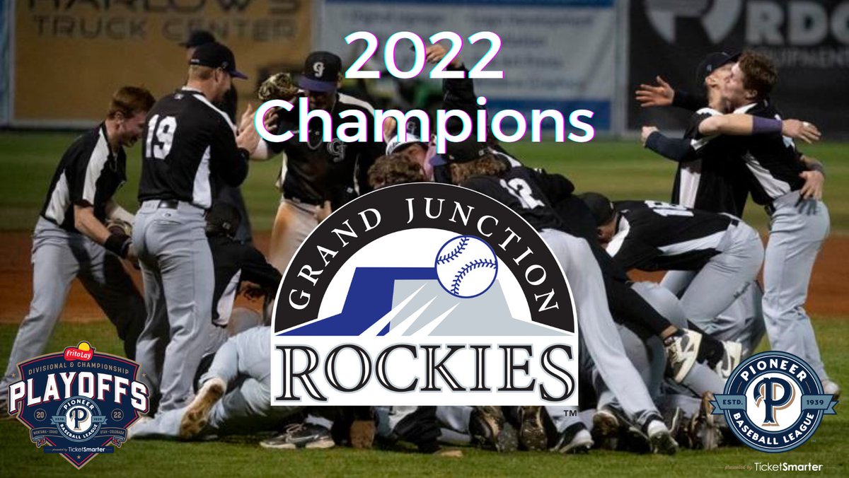 Congratulations to the @GJRockies on winning their first PBL Championship!