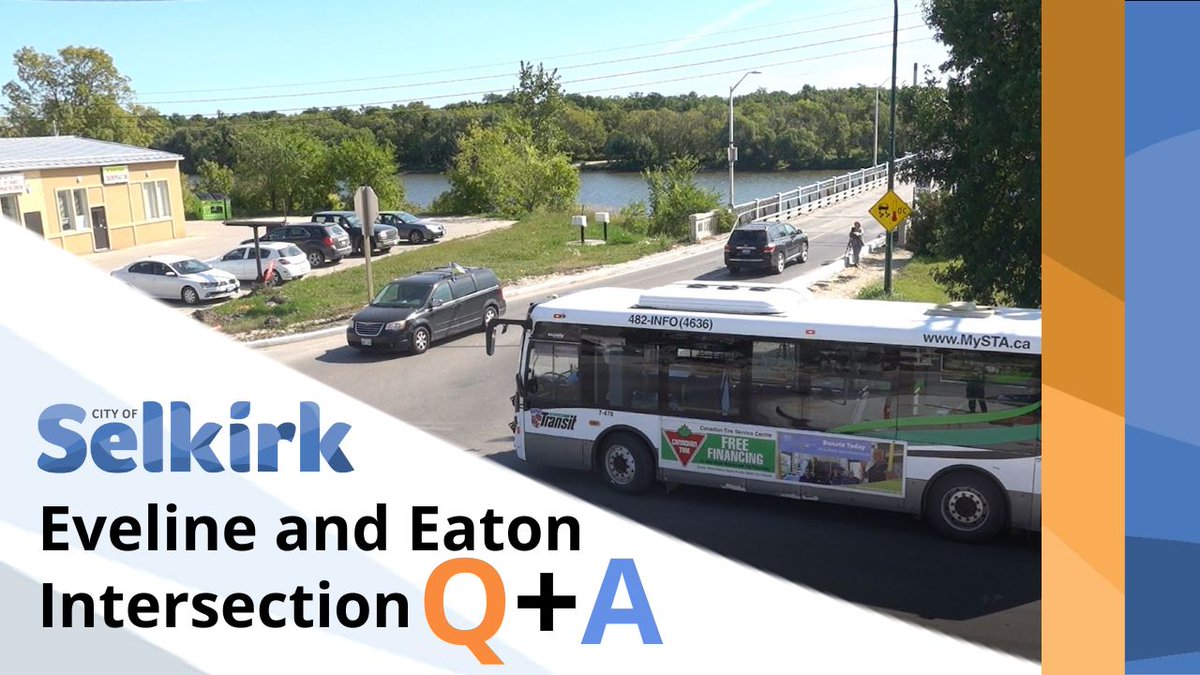 cityofselkirk's tweet photo. We saw all of your questions about the newly reconstructed Eveline and Eaton intersection and wanted to take this opportunity answer some. CAO Duane Nicol and Municipal Engineer Matt Fisher provide additional information. #mbpoli #CDNmuni #SelkirkMB
👇👇👇
https://t.co/5HpRgcM9X7 https://t.co/i072P8hWeP