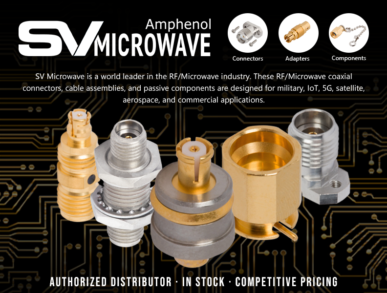 ElectroEntOKC's tweet photo. Need to meet your RF/Microwave performance goals? We can help! As an authorized stocking distributor, Electro has the SV Microwave parts you're looking for. https://t.co/VZoHPrxn40