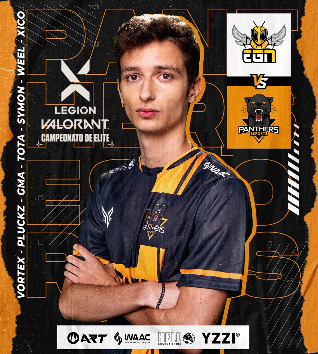O maior campeonato de <a href="/Valorant_PT/">VALORANT // PORTUGAL</a> chegou!

🆚<a href="/EGNesports/">EGN Esports</a> 
🗓️20/09/22
⏰21:00H
🗺️Breeze
📺twitch.tv/advncesic

<a href="/g_amorim11/">gMa</a> | <a href="/TOTAtheone1/">Tomas Miranda</a> | <a href="/xavierbaiao/">weel</a> | <a href="/pluckz2g/">Paulo Correia</a> | <a href="/_symoNval/">symoN</a> | <a href="/xicoValorant/">Francisco Alfredo</a> | <a href="/vorteclas/">Vortex</a>

#GOPANTHERS #thewildsideofgaming