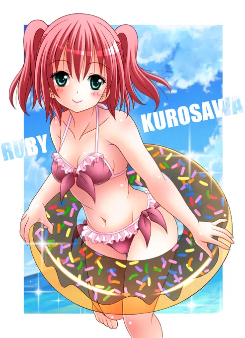 ルビィちゃん誕生日おめでとう〜ヾ(≧∇≦*)/最近再掲多めで申し訳ないですが…。来年は描く〜っ!!#黒澤ルビィ生誕祭2022 #黒澤ルビィ誕生祭2022 #黒澤ルビィ #ラブライブサンシャイン 