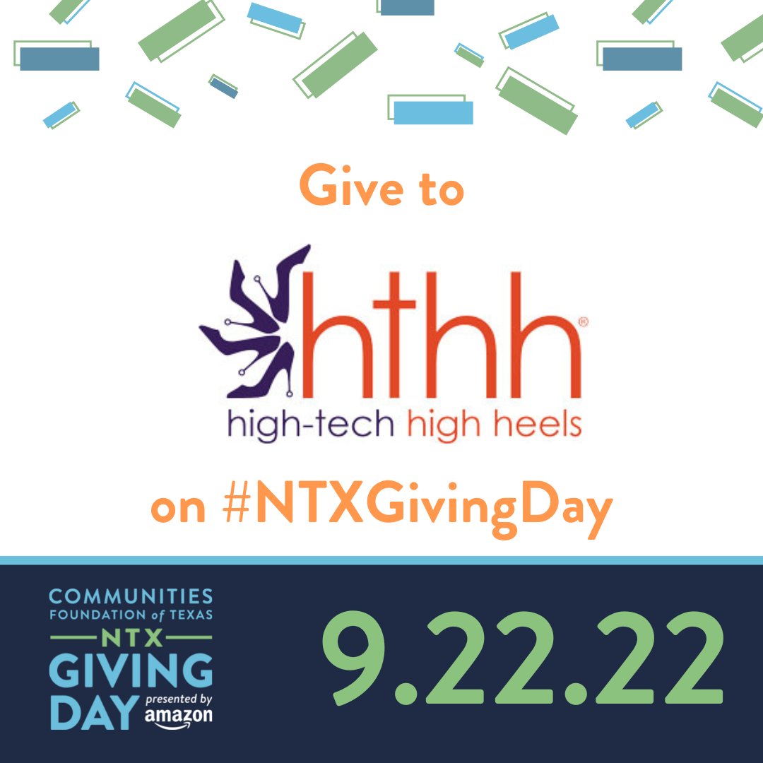 High-Tech High Heels North Texas (@hthh_ntx) on Twitter photo Join us for Early Giving: mightycause.com/organization/H…
Please help us close the gender gap in STEM by supporting High-Tech High Heels!
#stem #doante #gendergap #girlsinstem #education Join us for Early Giving: mightycause.com/organization/H…
Please help us close the gender gap in STEM by supporting High-Tech High Heels!
#stem #doante #gendergap #girlsinstem #education
