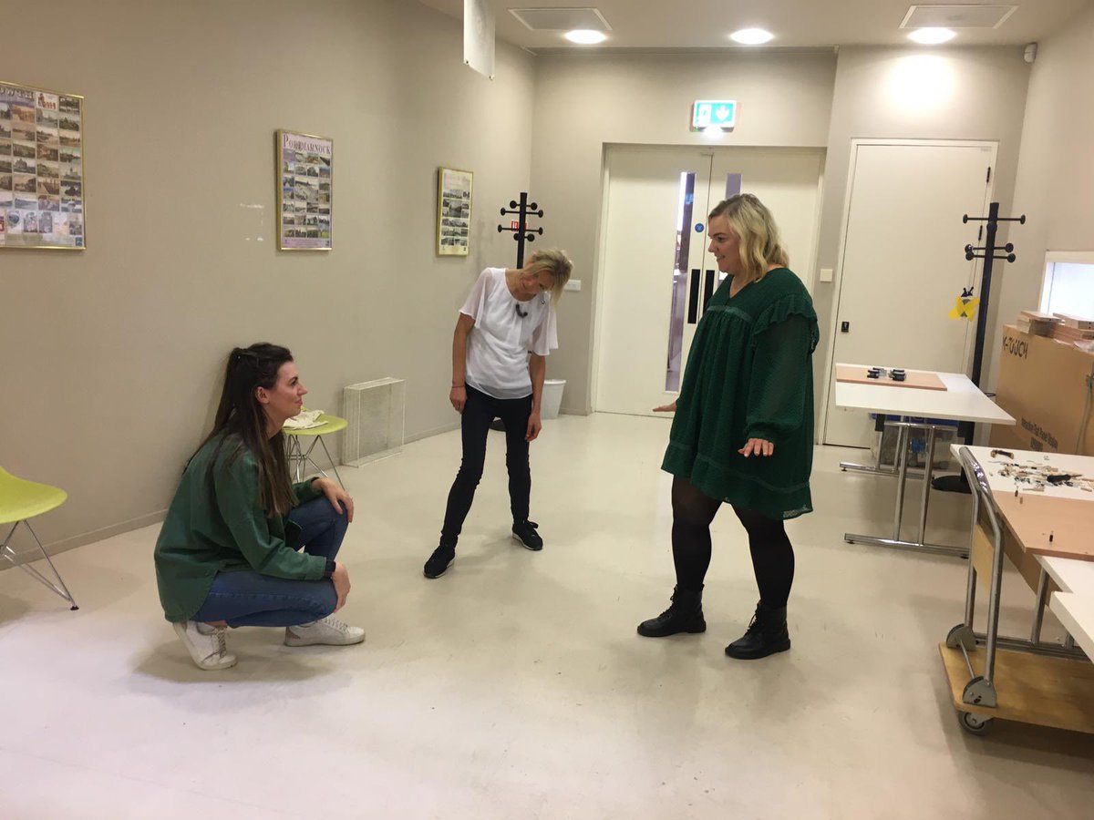 CodingDeptSTJ's tweet image. Brilliant day working with Caroline &amp;amp; Seamus from @Gaietyschool 🎭 as part of our #Erasmus+ project.  Our STEM teachers learned how to add improvisation , spontaneity and humour to make our classes that bit more fun and enjoyable🤩 #iSTEM @stjosephsrush