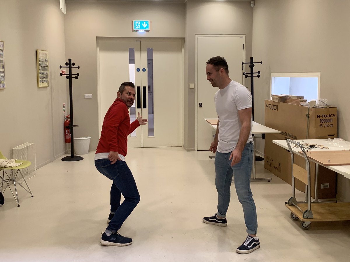 CodingDeptSTJ's tweet image. Brilliant day working with Caroline &amp;amp; Seamus from @Gaietyschool 🎭 as part of our #Erasmus+ project.  Our STEM teachers learned how to add improvisation , spontaneity and humour to make our classes that bit more fun and enjoyable🤩 #iSTEM @stjosephsrush