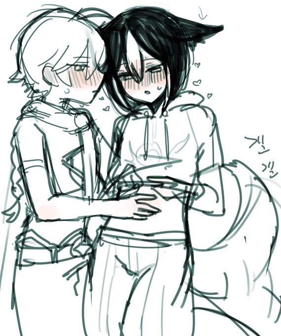 耳しっぽから始まったおさわりがエスカレートしついにおなかを直に撫でるに至りなんかやや不健全な気がしてきたけど健全な触れ合いという建前を保ってきただけに後戻りできなくなっている空ティナ……⁉︎(早口) 