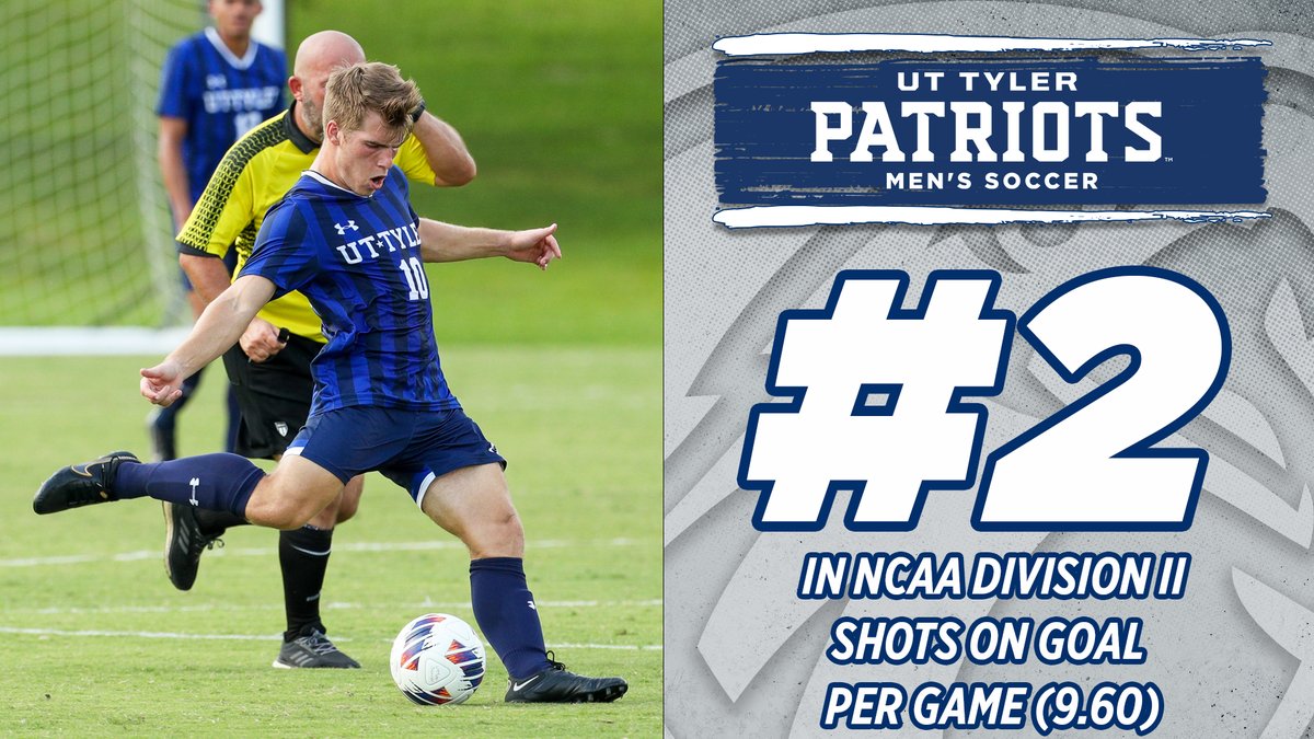 UT Tyler Patriots (@uttylerpatriots) on Twitter photo MSOC | The offense for <a href="/patriot_msoccer/">UT Tyler Men's Soccer</a> has been firing on all cylinders, and that has led to them being ranked #1 in shots per game and #2 in shots on goal per game in all of NCAA Division II!
#SWOOPSWOOP MSOC | The offense for <a href="/patriot_msoccer/">UT Tyler Men's Soccer</a> has been firing on all cylinders, and that has led to them being ranked #1 in shots per game and #2 in shots on goal per game in all of NCAA Division II!
#SWOOPSWOOP