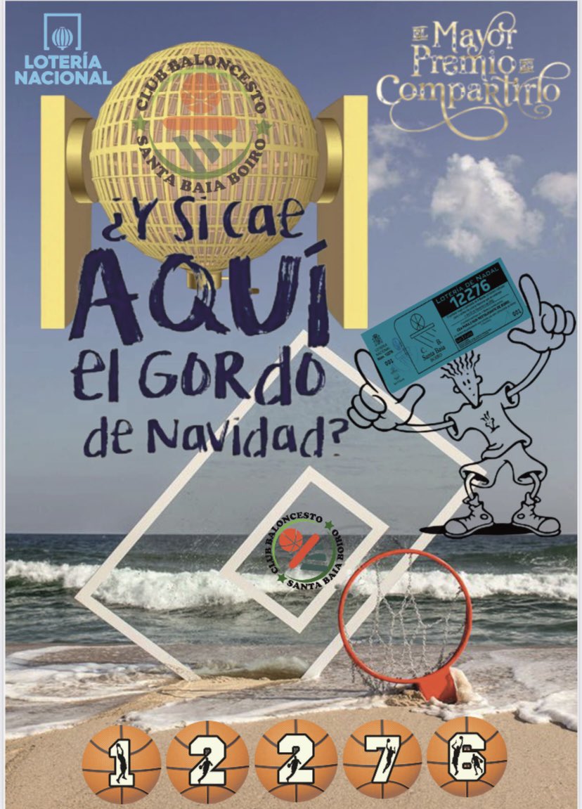 Non queremos que ninguén se quede sen o seu boleto, co que poder gañar unha cea para 2 persoas nun local de Boiro e, cuxo sorteo coindirá co da Lotería Nac.

Por iso, o número 12276 se pode mercar dende XA nas instalacións deportivas por 5€.

E ti, a que esperas? 🎟