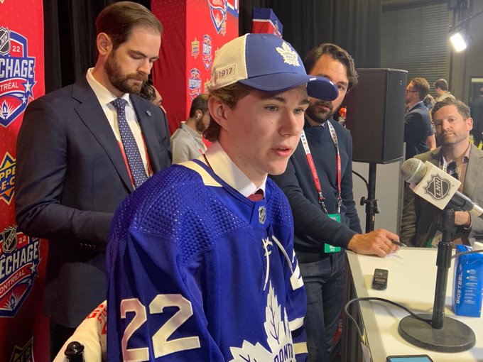 Sounds like Blazer F &amp; <a href="/MapleLeafs/">Toronto Maple Leafs</a> prospect (2nd rd, 38th overall) will get an NHL ex. game Saturday. His rise and development this past year has been off the charts. To think he was the Blazers 5th selection in the 4th round of the 2019 WHL Prospects Draft... sometimes you hit.