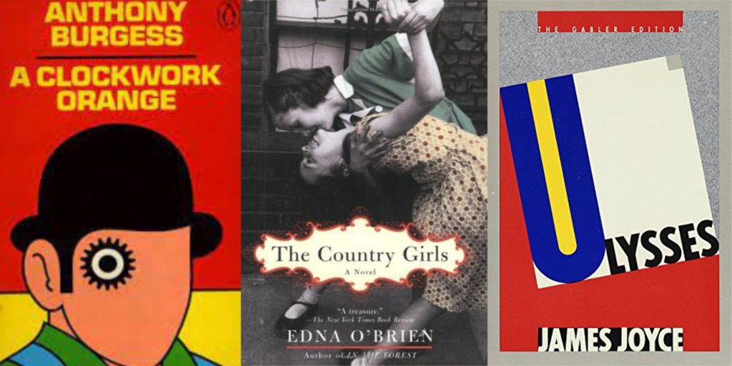 The Plastic Podcasts (@plasticpodcasts) on Twitter photo As we return to something like normal, let's mark <a href="/BannedBooksWeek/">Banned Books Week</a> with this fine sextet of tomes by Irish and Irish Diaspora authors, all barred at some time in their histories.
What's your favourite (or least likely) banned book?
<a href="/IrishLitSoc/">Irish Literary Society</a> <a href="/ContempIrishLit/">Contemporary Irish Literature</a> <a href="/BAIrishStudies/">British Association for Irish Studies (BAIS)</a> As we return to something like normal, let's mark <a href="/BannedBooksWeek/">Banned Books Week</a> with this fine sextet of tomes by Irish and Irish Diaspora authors, all barred at some time in their histories.
What's your favourite (or least likely) banned book?
<a href="/IrishLitSoc/">Irish Literary Society</a> <a href="/ContempIrishLit/">Contemporary Irish Literature</a> <a href="/BAIrishStudies/">British Association for Irish Studies (BAIS)</a>