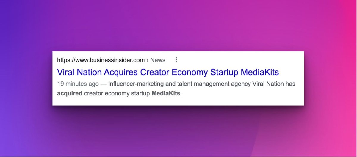 thekieranobrien's tweet image. Last year, I launched a SaaS startup with my best friend and raised $1.5M
11 months later, @mediakits was acquired by a billion-dollar company
1/ Here's how two 21-year-old kids with no tech experience built & sold our first startup