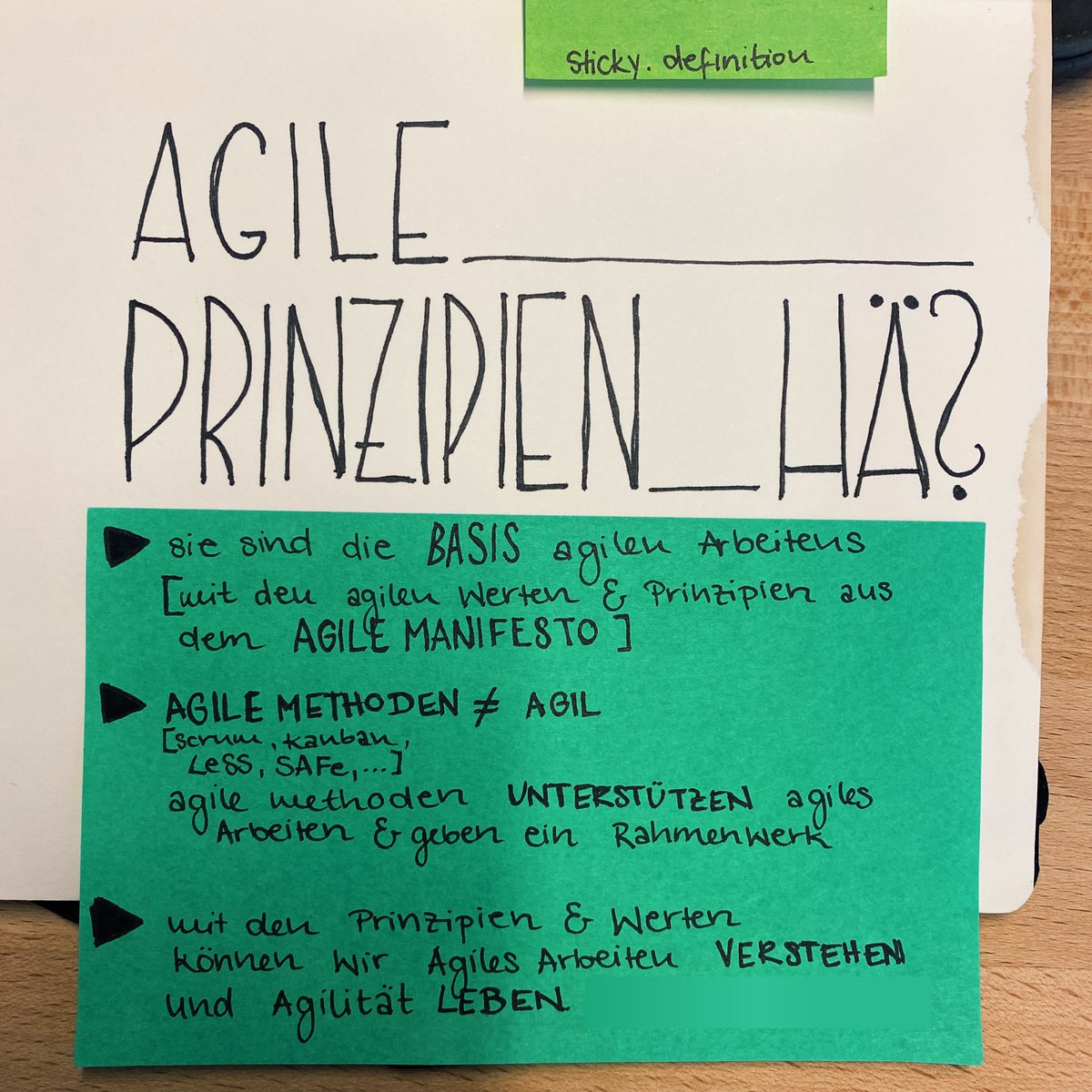 TRAFFOIO's tweet photo. Agile Prinzipien…HÄ?
Wenn wir das volle Potenzial agiler Methoden ausschöpfen möchten, funktioniert das am besten, wenn wir die zugrundeliegenden Prinzipien verstanden haben. Dann schaffen wir es, agile Denkmuster zu etablieren und Agilität zu leben. 
Agility for life! 🤸⚡️💛 https://t.co/3nBaDfKltt