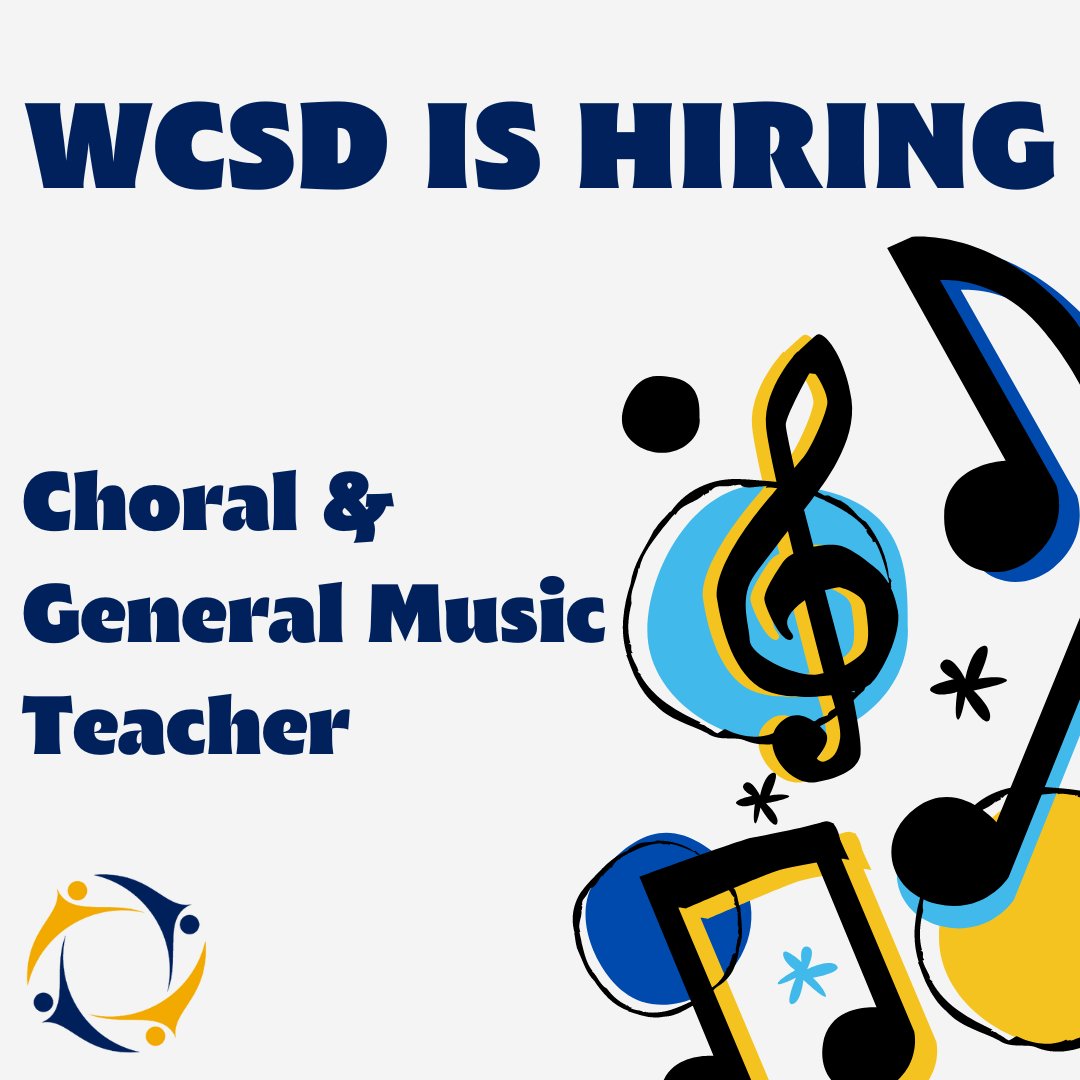 WCSD Human Resources (@webstercsd_hr) on Twitter photo Webster CSD is looking for a 2022-2023 Choral & General Music Teacher! Apply online here: applitrack.com/websterschools… #OneWebster <a href="/WCSDProud/">One Webster</a> Webster CSD is looking for a 2022-2023 Choral & General Music Teacher! Apply online here: applitrack.com/websterschools… #OneWebster <a href="/WCSDProud/">One Webster</a>