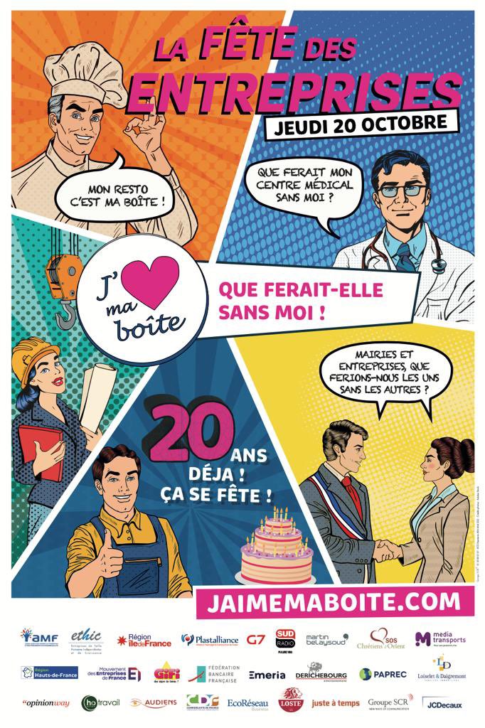 JMmaboite's tweet photo. Vous l'attendiez tous : L'affiche J'aime Ma Boite 2022 est enfin disponible sur notre site internet ! 🎉
(lien en bio)
Téléchargez-la et diffusez-la au plus grand nombre 🥳 #jaimemaboite https://t.co/43DTaTBfep