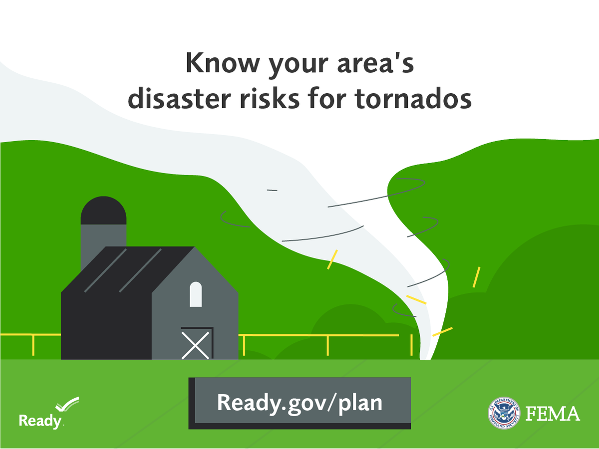 Readygov's tweet photo. It's Get Ready Day! No matter where you live, you can learn the most common disasters &amp; emergencies that happen, then plan what you'll do before, during &amp; after.

👉 Know your risks: https://t.co/YvU9DUQBeC
👉 Make a plan: https://t.co/iAZ8dsSn8s

#NPM2022 https://t.co/plypJNGXo2