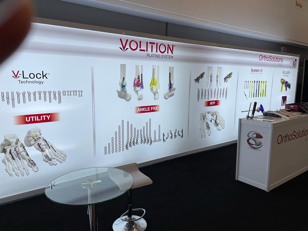 Ortho_Solutions's tweet photo. What a privilege and honor to sponsor the  @AOFAS   American Orthopaedic Foot &amp; Ankle Society 2022 meeting in Quebec last week. Thank you to everyone who came to visit us on the stand. https://t.co/HfYPF4CSbl