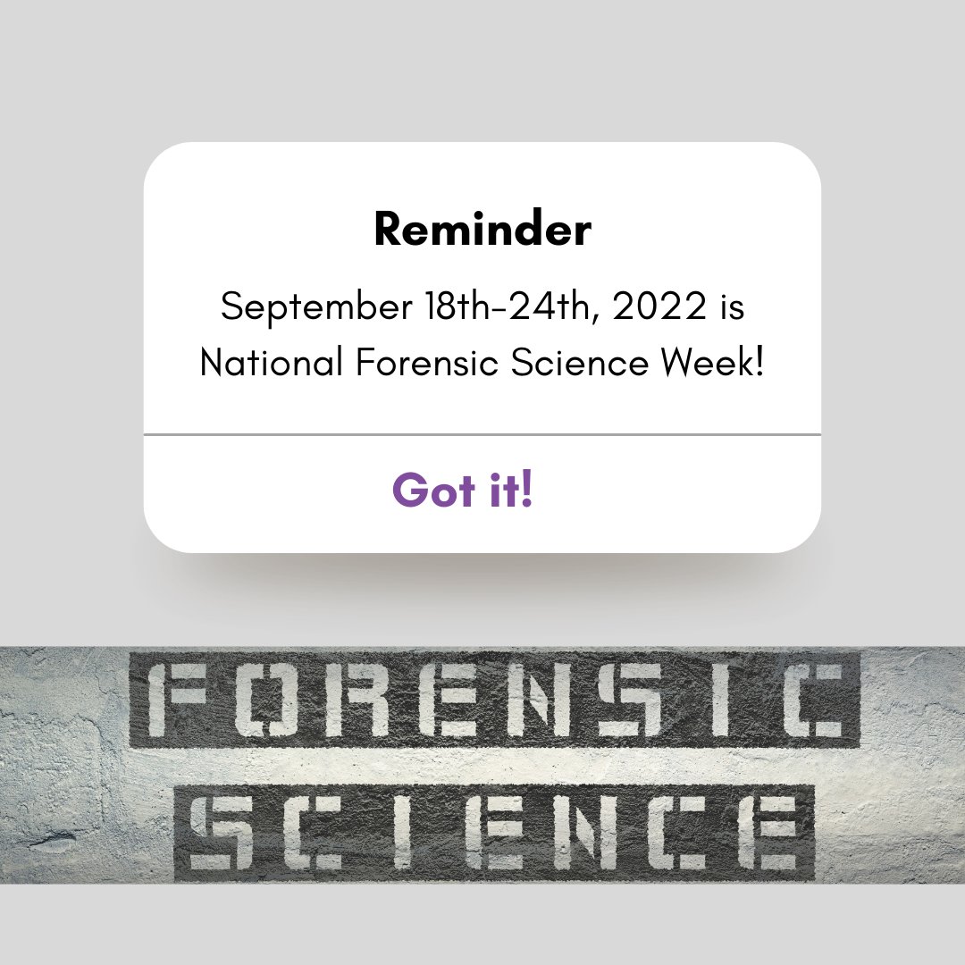 ANDErapidDNA's tweet photo. Forensic Scientists' work and dedication does not go unnoticed! Thank you for all you do for our communities! https://t.co/Y3PFX1CvVX